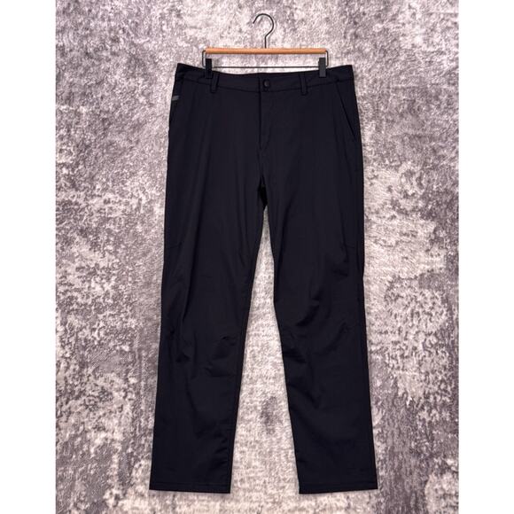 Rhone Pants 35 x 31 Mens Commuter Fit Chino Black - Picture 1 of 8